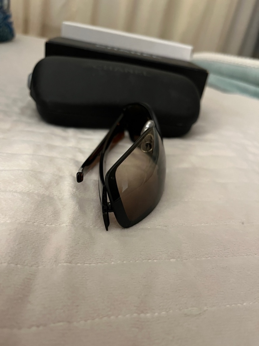 🚩FINAL markdown! CHANEL Black Frame with Brown Gradient Lenses Sunglasses - Picture 15 of 15